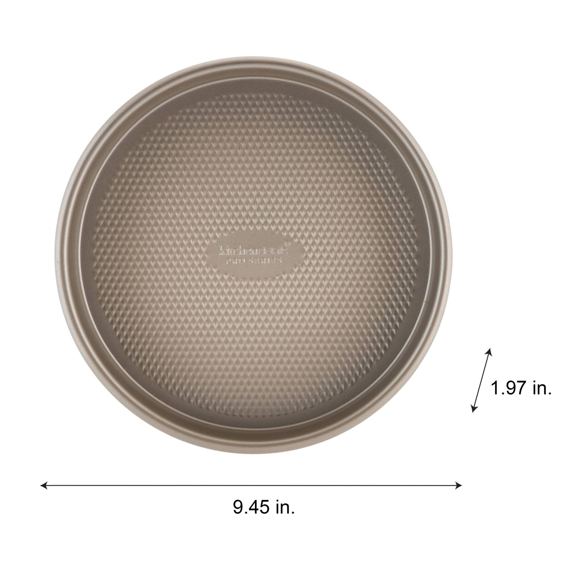 Kitchen Details Pro Series 9.5” Round Cake Pan with Diamond Base